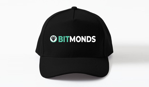 Cappellino da baseball con brand Bitmonds